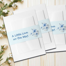Douce Ourson en Bleu Baby Shower