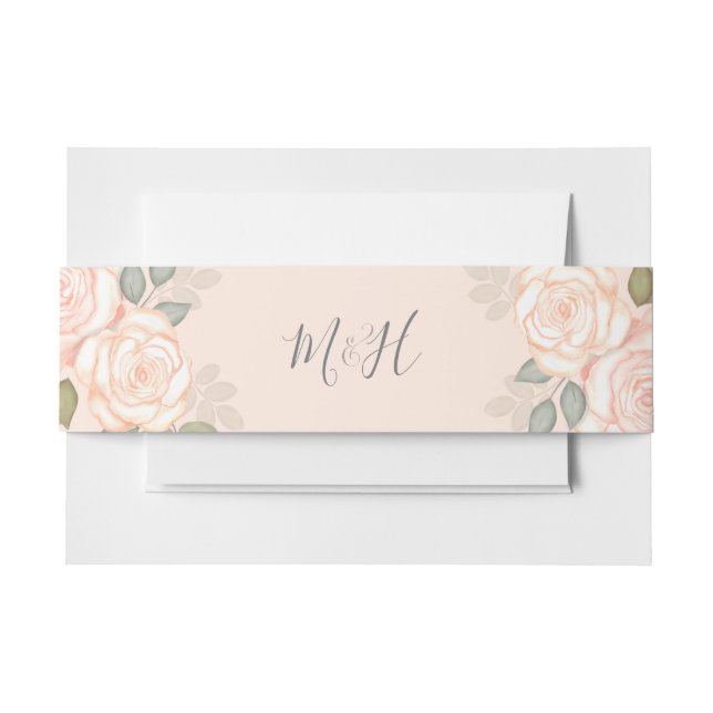 Bandeau De Faire-part Dusty Rose (Devant Example)