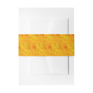 Bandeau De Faire-part Écrasement d'abricot chic floral abstrait
