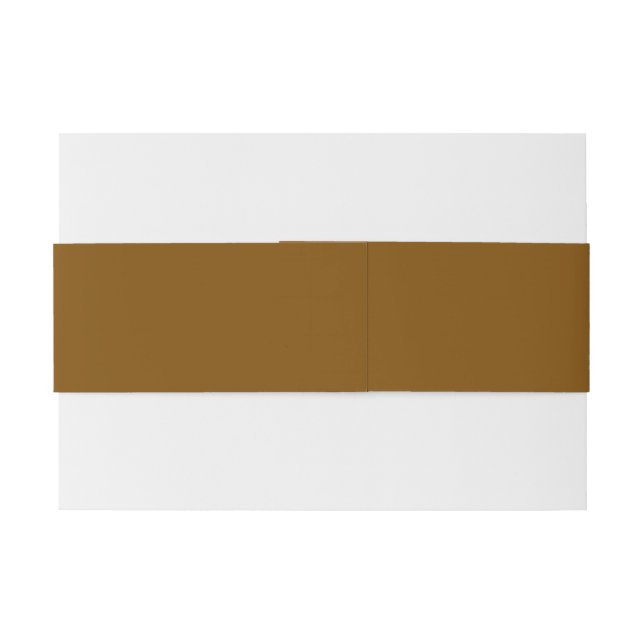 Bandeau De Faire-part Élégant Bande de Ventre de Mariage Monogramme Marr (Dos exemple)