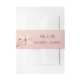 Bandeau De Faire-part Élégant Chic Floral
