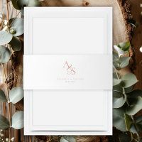 Élégant, Classique, Monogramme, Mariage