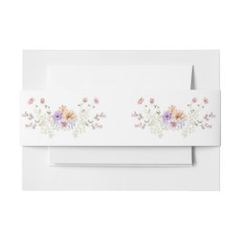 Bandeau De Faire-part Élégant Fleur sauvage de prairie d'été