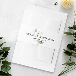 Bandeau De Faire-part Élégant groupe de ventre Mariage Eucalyptus