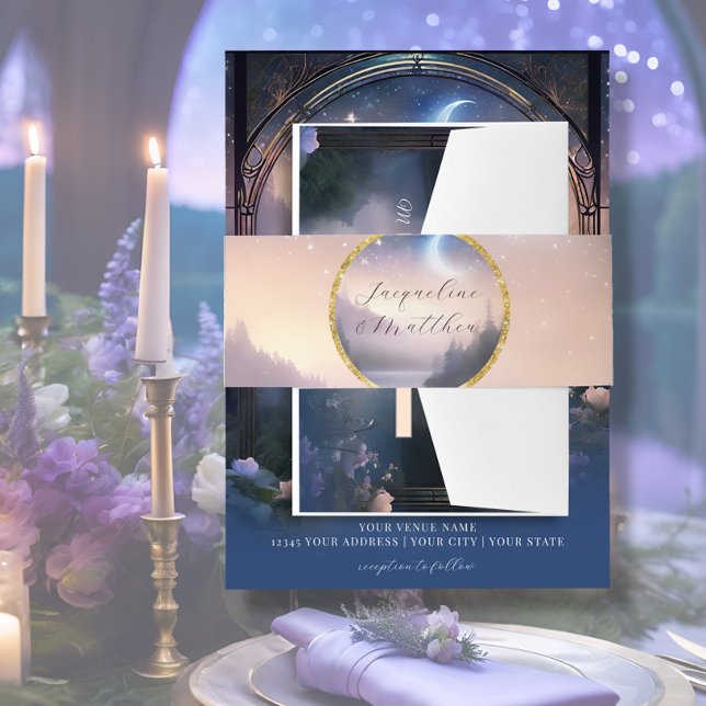 Bandeau De Faire-part Elégant Mariage d'aquarelle de la plage de fleurs  (Créateur téléchargé)