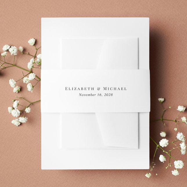 Bandeau De Faire-part Élégant Mariage de noms de monogrammes (Créateur téléchargé)