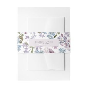Bandeau De Faire-part Élégant Mariage Lilac