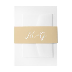 Bandeau De Faire-part Élégant mariage Terreux Script Gras Neutre