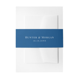 Bandeau De Faire-part Elegant Marine Bleu Tous Casquette Mariage