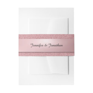 Bandeau De Faire-part Élégant moderne Calligraphie Script Texte Rosegold
