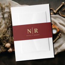 Élégant Monogramme de mariage personnalisé