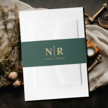 Élégant Monogramme de mariage personnalisé