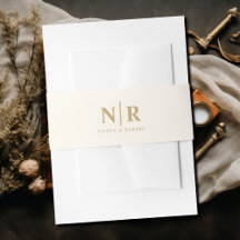 Élégant Monogramme de mariage personnalisé
