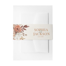 Elégante aquarelle d'automne Mariage Floral
