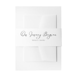 Bandeau De Faire-part Élégante calligraphie minimaliste