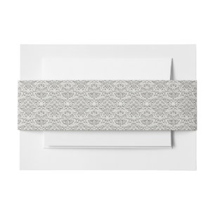 Bandeau De Faire-part Elégante dentelle Vintage