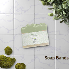 Bandeau De Faire-part Emballage de bande de savon d'artiste à l'huile d'