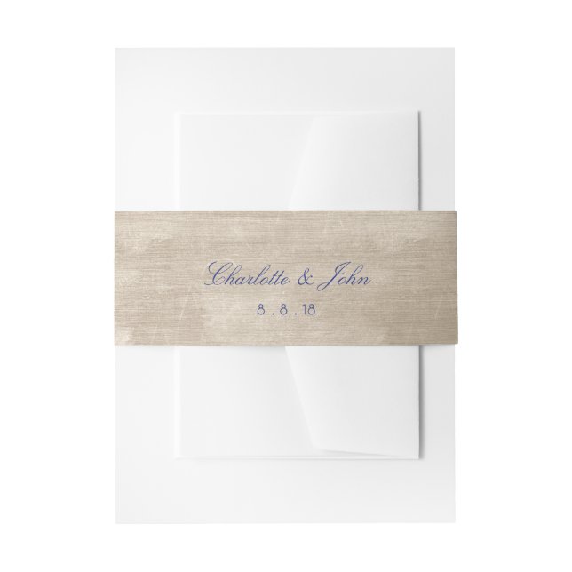 Bandeau De Faire-part Étiquettes d'adresse de retour minimalisme velours (Devant example)