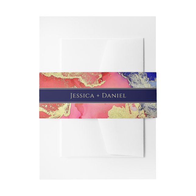 Bandeau De Faire-part Exquise Mariage de ton bijou (Devant example)