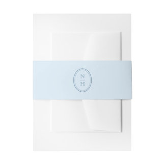 Bandeau De Faire-part Faire-part de mariage à blason monogramme bleu ven