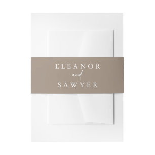 Bandeau De Faire-part Faire-part de mariage de type minimaliste