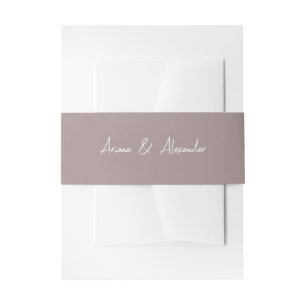 Bandeau De Faire-part Faire-part de mariage de type Script simple