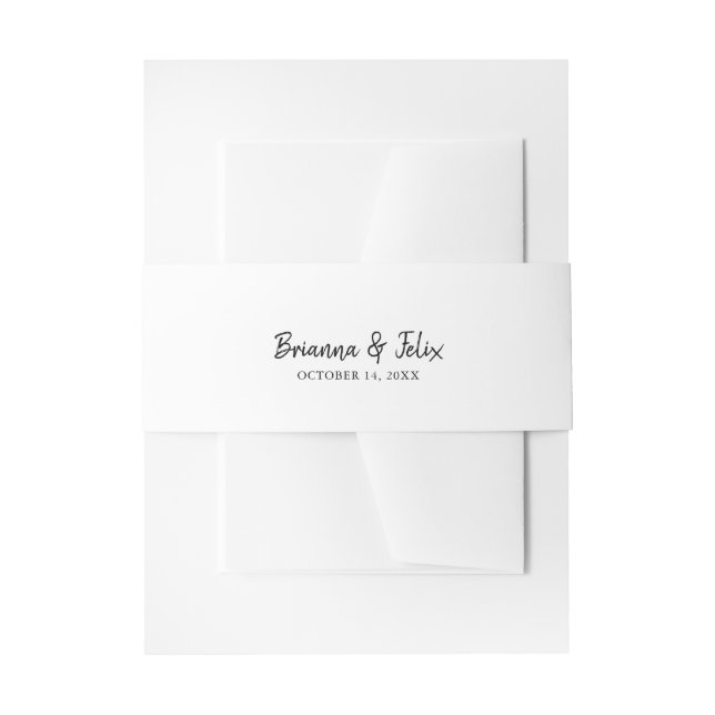 Bandeau De Faire-part Faire-part de mariage moderne (Devant example)