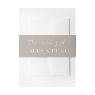 Bandeau De Faire-part Faire-part de mariage moderne neutre