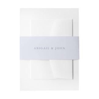 Bandeau De Faire-part Faire-part de mariage Noms Bleus Simples