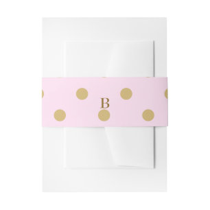 Bandeau De Faire-part Fête d'anniversaire de princesse à points roses et