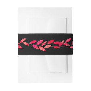 Bandeau De Faire-part Feuilles aquarelle