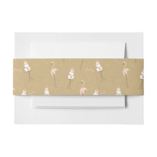 Bandeau De Faire-part Flamant rose Mariage multipaysage