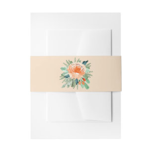 Bandeau De Faire-part Fleur de cache d'aquarelle