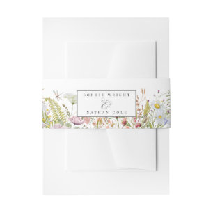 Bandeau De Faire-part Fleur sauvage d'été du printemps   MARIAGE