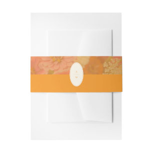 Bandeau De Faire-part Fleur sauvage vintage Pink Poppy Mariage Monogramm