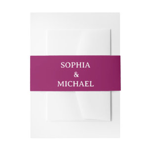 Bandeau De Faire-part Fleurs d'aquarelle rose bleu Mariage de code QR