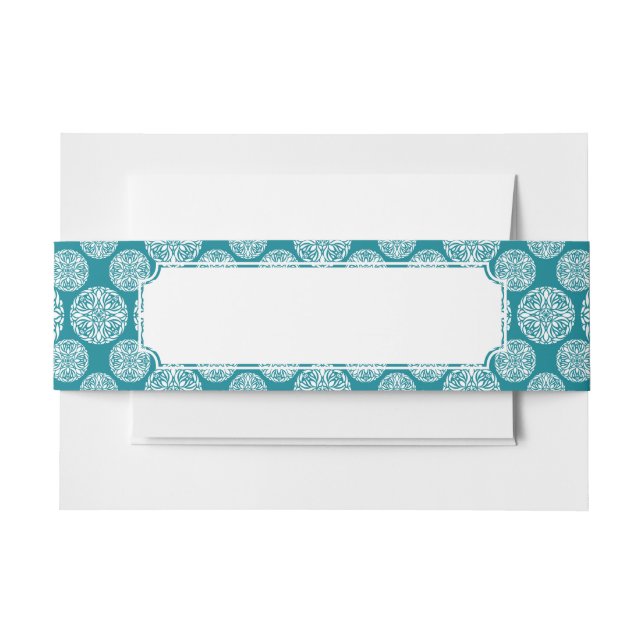 Bandeau De Faire-part Flocon de neige floral d'hiver (Devant Example)