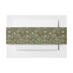 Bandeau De Faire-part Floraison Celtique