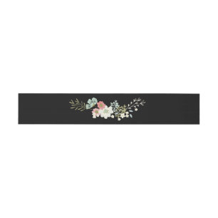 Bandeau De Faire-part Floral Garden Wedding Napkin Bands