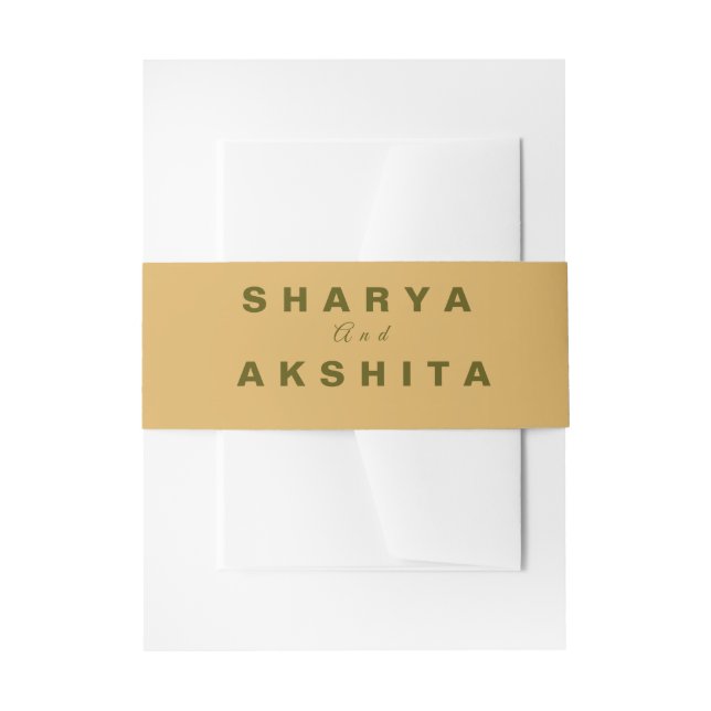 Bandeau De Faire-part Formal Traditional Wedding Invitation  (Devant example)