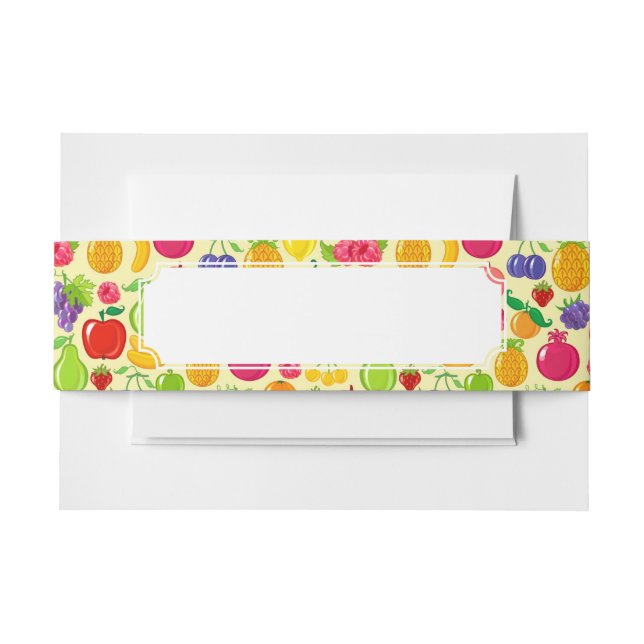 Bandeau De Faire-part Fruit (Devant Example)