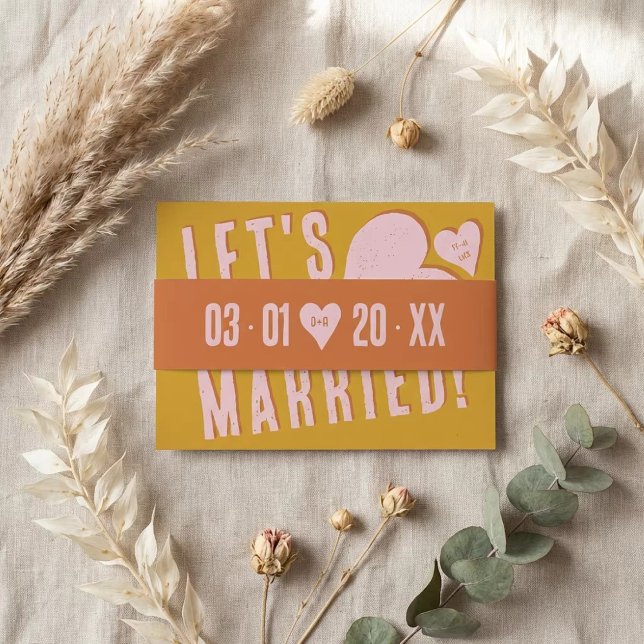 Bandeau De Faire-part Funky Bold Font (Créateur téléchargé)