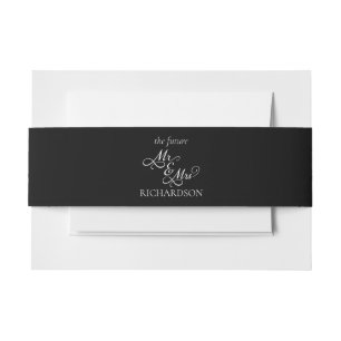Bandeau De Faire-part Futur M. et Mme Mariage