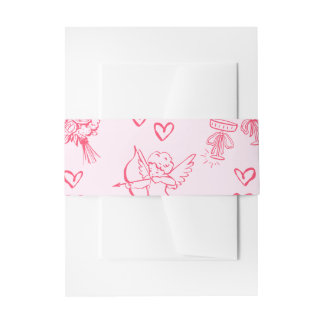 Bandeau De Faire-part Galentine’s Day Valentine Girly Invitation
