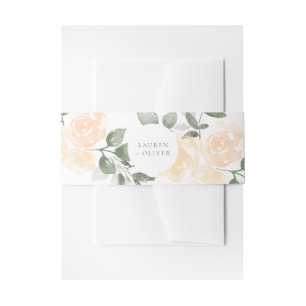 Bandeau De Faire-part Garden Blooms Invitation Belly Band