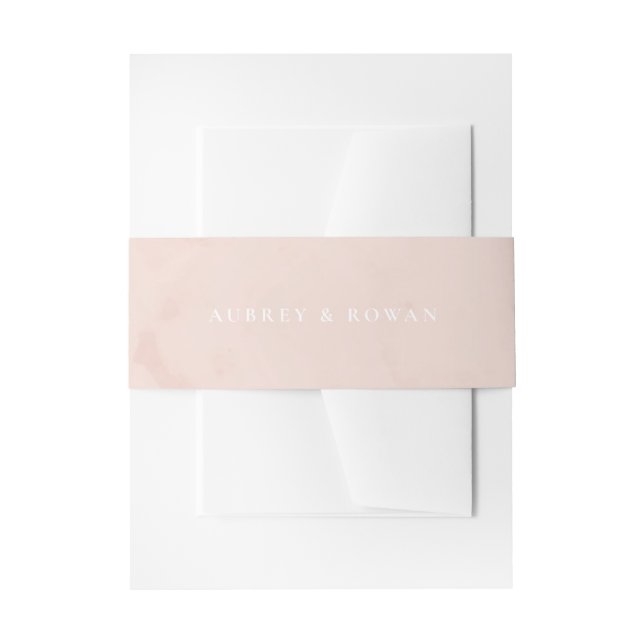 Bandeau De Faire-part Garden Flourish Invitation Belly Band (Devant example)
