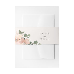 Bandeau De Faire-part Garden Love Invitation Belly Band