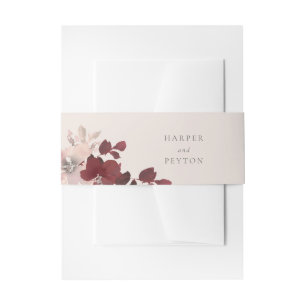 Bandeau De Faire-part Garden Love Invitation Belly Band