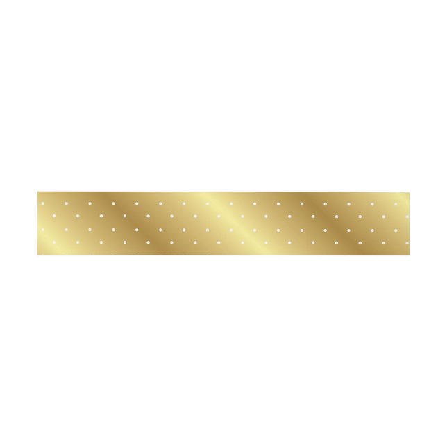 Bandeau De Faire-part Gold Belly Bands (Plat)