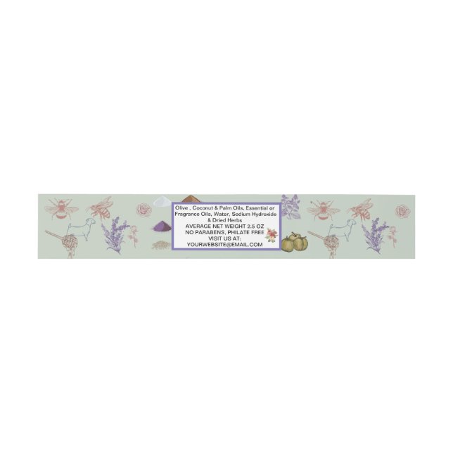 Bandeau De Faire-part grande PERSONNALISER de BANDE SOAP (Plat)